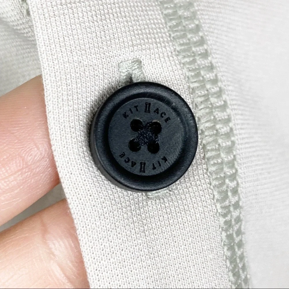 KIT AND ACE Button Down V Neck Lightweight Sweater Cardigan Athleisure Knit - Picture 4 of 8